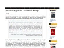 Tablet Screenshot of individualrightsgovernmentwrongs.com